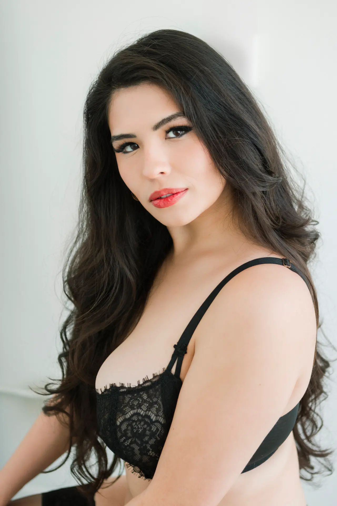 Boudoir portrait · soft window light